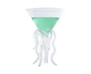 Creative glass cocktail glass jellyfish glass octopus glass juice glass goblet