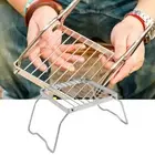 BBQ Grill Steel Portable Folding Barbecue Grill Mini Stove Gas оν Gril R9R3