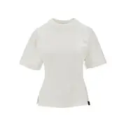 [COURREGES] COURREGES AC embroidery Fitted T-shirt Woman M M White