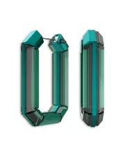Swarovski Lucent Crystal Hoop Earrings
