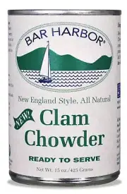 Bar Harbor New England Clam Chowder Soup 6 Count Pack Creamy and Rich