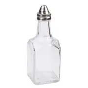 Restaurant Style Traditional Oil and Vinegar 6 oz Cruet, Set of 4