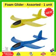 Foam Glider Assorted - Airplane Plane Fighter Drone Gift Hobby Type Kids Flying