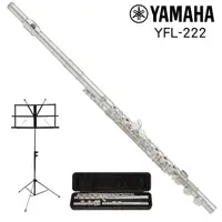 在飛比找momo購物網優惠-【Yamaha 山葉音樂音樂】YFL-222 鍍銀長笛 贈Y