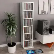 CD Cabinet Concrete Grey 21x16x88 cm Chipboard
