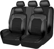 Car Seat Covers Universal Set for Nissan X-Trail T30 / X-Trail T31 / X-Trail T32 / Versa Note Car Accessories, Black