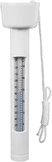 Floating Swimming Pool Thermometer Hot Tub Waterproof Thermometer for Waterproof Easy Read with String for Outdoor and Indoor Swimming Pools and Spas