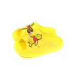 DISNEY 迪士尼 小熊維尼 拖鞋 中童 童鞋 黃色 D522035 NO067