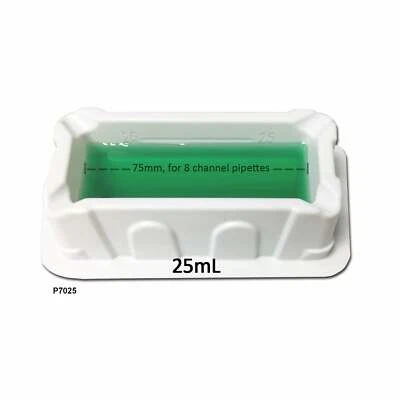 MTC Bio P7025-5S, Aspir-8 Solution Reservoir, 25ml 8-Channel Only, 200/cs