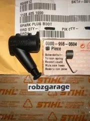 GENUINE STIHL PLUG BOOT & SPRING 009 024 026 029 038 MS260 MS362 MS441 MS660 B56