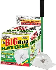 Katcha Acrylic Critter Catcher Live Trap - Large Plastic No-Harm Bug Trap & Insect Catcher with Handle for Indoor Use - Roach Traps Indoor - Bug Container for Safely Capturing Insects & Pests