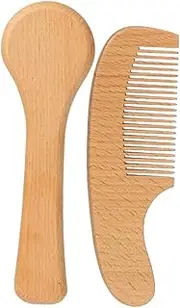LALADEFIEE Bath Brush Set Gentle Scalp Shampoo Brush Comb Newborn Grooming Kit Soft Adorable
