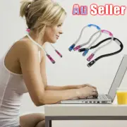 Night Flexible Reading light Hug Study Book Lamp Adjustable Neck 4LED