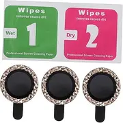 CHILDWEET Shiny Camera Protector for Diamonds Lens Protector with Decorative Design Easy Install Rear Camera Cover Hard Shape Protective Films