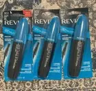 3- Revlon Mega Multiplier Mascara 803 BLACKENED BROWN 0.28 Fl Oz New In Package