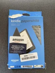 GENUINE Amazon Kindle Paperwhite Leather Folio Case Cover 11th Generation Black