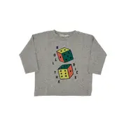 [BOBO CHOSES] BOBO CHOSES 'Roll The Dice' T-shirt Kids 4/5 4/5 Grey