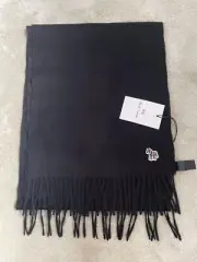 BNWT Men’s Paul Smith Black Zebra 100% Lambswool Scarf, Tagged