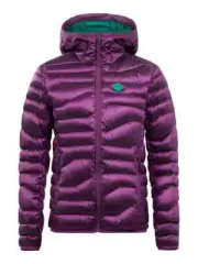 J Lindeberg Women's Cliff Light Down Hood Jacket AWOW06738 Q266 Purple Small NEW