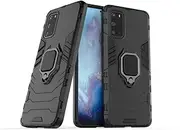 Case for Samsung Galaxy S20,Hybrid Heavy Duty Protection Shockproof Defender Kickstand Armor Case Cover,Black