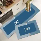 Floor Mat Non-slip Home Printed Rectangular Carpet for Kitchen Bathroom Machine