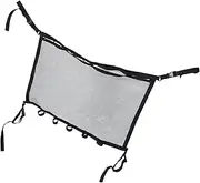 Car Fishing Rod Storage Network Car Camping Net Mesh Cargo Net Roof Rack Fishing Rod Holder Ceiling Storage Bag Mesh SUV Roof Organizer Black Polyester