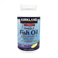 在飛比找Yahoo奇摩購物中心優惠-Kirkland Signature 科克蘭 新型緩釋魚油軟