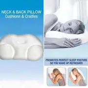 Egg Shaped Sleep Pillows All-Round Clouds Pillow Memory Foam Cervical Massage Col.White