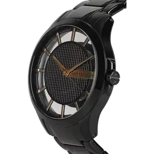 ARMANI EXCHANGE 男錶 手錶 46mm 黑色鋼錶帶 男錶 手錶 腕錶 AX2189 AX(現貨)