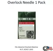 1 Pack Overlock Sewing Needle #20 B27 Groz-Beckert