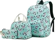 [Esfoxes] School Backpack for Girls, Kids Teens School Bags Bookbags Set with Lunch Bag Pencil Bag