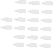 ABOOFAN 20pcs Refillable Dropper Bottles with Childproof Cap Empty Eye Liquid Containers with Measurement Scale for Travel Pocket Handbag Design
