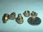 (4) Mini Model Hit & Miss Gas Engine or steam engine Brass Grease Cups 8-36 thd
