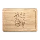 You Are The Gin To My Tonic Rectangular Wooden Chopping Board - Valentine's Day