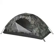 Tomshoo Ultralight Camping Tent Single Layer Portable Hiking Tent Anti-UV Coating Outdoor Beach Fishing 1 or 2 Person UPF 30+