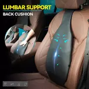 Vehicle Chair Lumbar Support Pillow PU Leather Car Cushion Lower Back Pain Seat