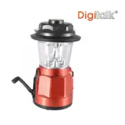 Portable LED Lantern w/ Dynamo Charging, FM Radio, Compass Camping Fishing Light