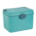 Secure Medicine Container Storage Double-layered Box with Lock Design Capacity