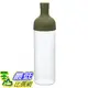 [東京直購] HARIO 酒瓶型冷泡茶壺 FIB-75-OG (橄欖綠) 750ml 附濾網