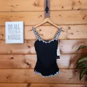 Profile By Gottex NWT Enya Tankini Top Swimsuit Ruffle Shirred Underwire Bra 32D
