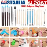 22PCS Polymer Clay Tools Ceramics Clay Sculpting Tools Kits Pottery Craft Tools
