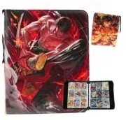 One Piece TCG Binder Premium leather LUFY Zoro op01-025 9 Pocket grid 540 cards