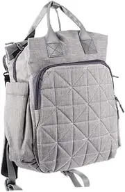 Abaodam Outdoor Mom Backpack Diaper Bag Baby Bottle Pockets Wet/Dry Sections Compact Design Nappy Bag Organizer