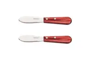 2x Tramontina 8cm Churrasco Butter Polywood Knife Spreader Scraper Spatula