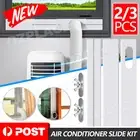 2/3x For Portable Air Conditioner Window Slide Kit Plate White + Screws AU