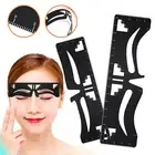Eyebrow Stencil Positioning Grooming Eyebrow Shaper Balance Tool Ruler Portable