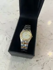 Citizen Women's EW0484-59A Eco-Drive Lucca Diamond Accented Two Tone Watch NWT
