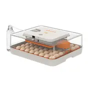 56-70 Eggs Incubator Hatcher Breeder Automatic Egg Hatching Chicken Duck Bird Quail Poultry Auto Turner Stop Humidity Control Water Refill Candling Light