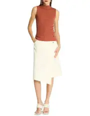 [Sass & Bide] Moderno Finewool Knit Rib Tank in Rosewood