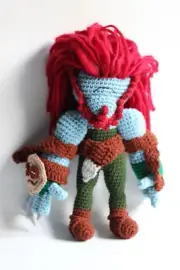 Amarant Coral Final Fantasy IX FF9 Chibi Plushie Amigurumi Stuffed Toy Doll